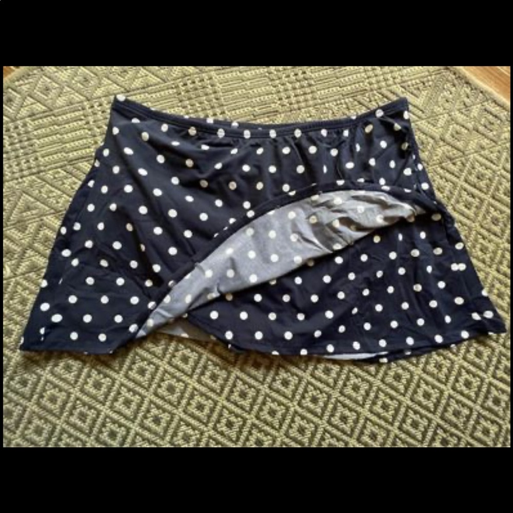 Lands End 16W swimsuit skirted tankini bottom brand new